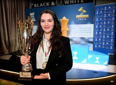 Нургюл Салимова спечели индивидуално отличие на европейското първенство по шахмат