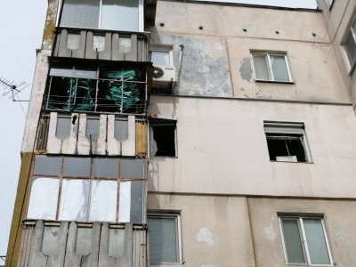Взрив на газова бутилка в апартамент в Бургас Гори апартамент