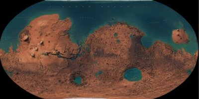 Загадка: Древен свитък крие карта на Марс със спътник 
