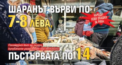 Народът изви опашки за риба: Шаранът върви по 7-8 лева, пъстървата по 14