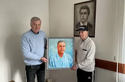 Мажоритарният собственик на Левски Наско Сираков се срещна с живата