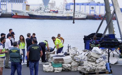 Испанската полиция конфискува 11 тона кокаин
