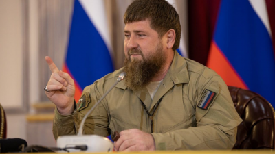 Чеченският лидер Рамзан Кадиров в хода на директна линия с