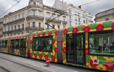 Общественият транспорт за 500 000 жители на френския град Монпелие