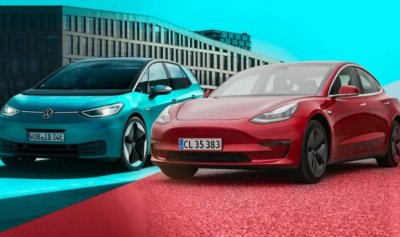 "Фолксваген" изпревари "Тесла" по брой продадени електромобили в Германия през 2023 г.