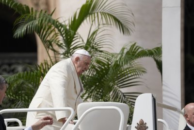 Папа Франциск не успя да завърши своя реч в петък  оплаквайки