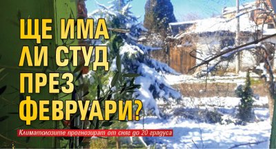 Ще има ли студ през февруари?