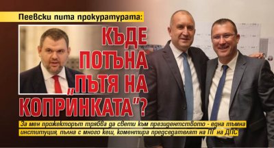Пеевски пита прокуратурата: Къде потъна „Пътя на Копринката”?