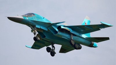 Украинските сили са свалили още един руски изтребител бомбардировач Су 34 предаде
