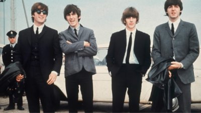 Картина нарисувана от членове на Beatles време на концертното им турне