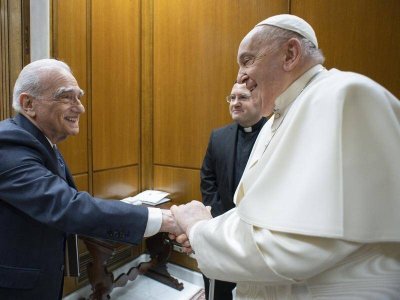 Мартин Скорсезе се срещна с папа Франциск