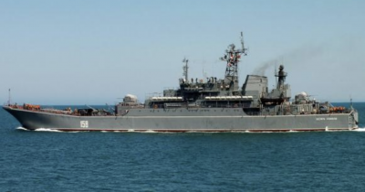 В Черно море е атакуван руският голям десантен кораб Цезар
