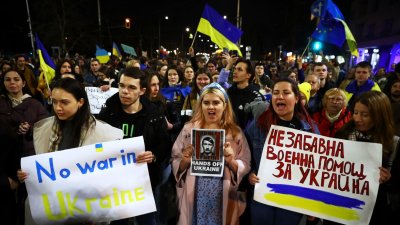 В София, Варна и Велико Търново се проведоха митинги в подкрепа на Украйна