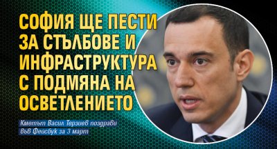 София ще пести за стълбове и инфраструктура с подмяна на осветлението