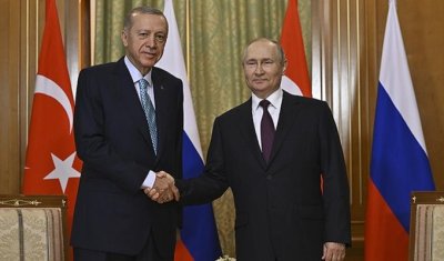 Турският президент Реджеп Тайип Ердоган поздрави руския си колега Владимир