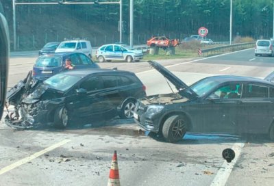 Катастрофа на автомагистрала Тракия затруднява движението по аутобана Инцидентът е