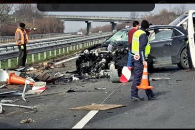 Катастрофа е станала днес на автомагистрала Хемус в района на