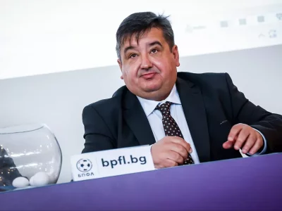 Президентът на Българската професионална футболна лига Атанас Караиванов който бе