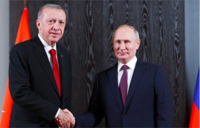 Турският президент Реджеп Тайип Ердоган разговаря днес по телефона с