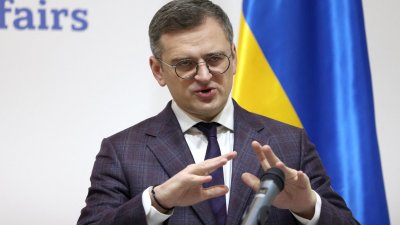 Украинският външен министър Дмитро Кулеба е на посещение в Ню