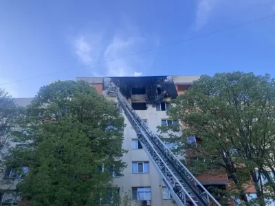 Пожар е избухнал в блок 317 в столичния квартал Люлин