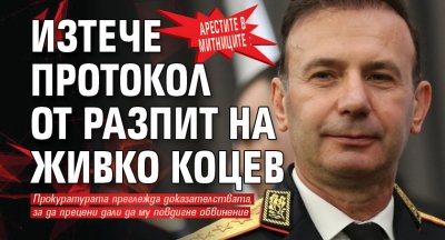 Арестите в митниците: Изтече протокол от разпит на Живко Коцев