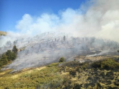 Пожарът в Стара планина е потушен, в сръбската част още е опасно