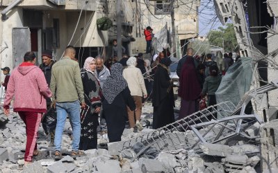 Деветима палестинци са убити при израелски въздушен удар в Рафах