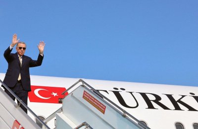 Президентът на Турция Реджеп Тайип Ердоган днес пристигна на официално