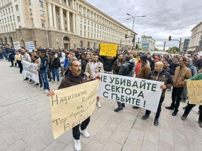 На протест пред НС: Не убивайте сектора с гъбите
