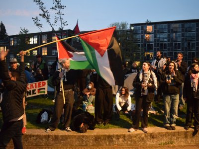 И студентите в Нидерландия излязоха на протест срещу войната в Газа