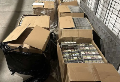 Задържаха над 40 000 кутии контрабандни цигари на ГКПП "Лесово