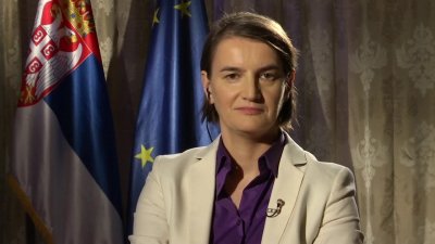 Председателят на сръбския парламент Ана Бърнабич заяви днес че посещението на китайския