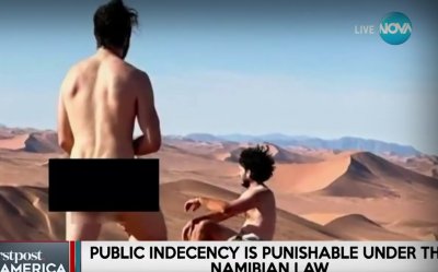 Осъдиха голи туристи в пустинята Намиб 
