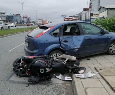 Жена e пострадала при катастрофата с мотор на Околовръстното в София