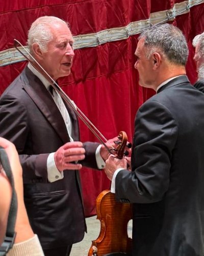 Световноизвестният цигулар Васко Василев се срещна лично с крал Чарлз