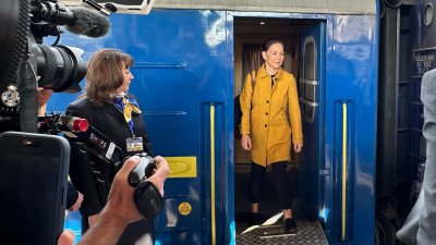 Германската външна министърка пристигна на посещение в Киев