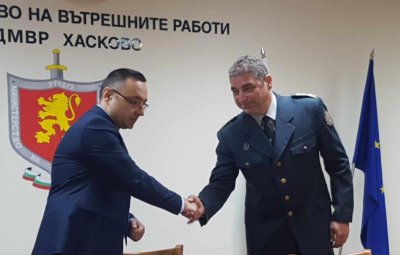 Пожарната в Хасково е с нов директор (СНИМКИ)