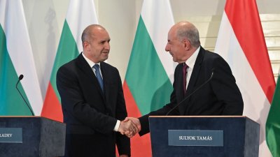 Президентите на България Румен Радев  и на Унгария Тамаш Шуйок