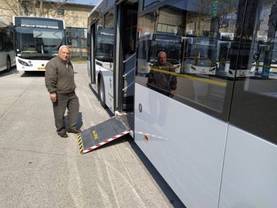 Автобус по линия №9 от градския транспорт на Пловдив е