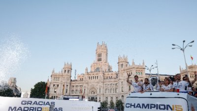 Реал Мадрид отпразнува 15 ата титла в Шампионската лига спечелена срещу