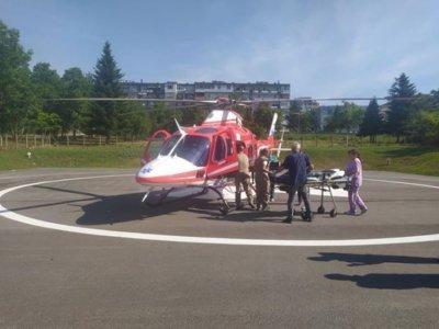 Тренировъчен полет на медицинския хеликоптер се провежда днес във Великотърновската