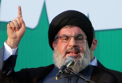 Лидерът на ливанската шиитска групировка Хизбула Хасан Насралла заплаши днес