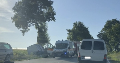 Тежка катастрофа с бус на пътя Варна - Добрич