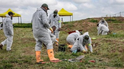 Хърватските власти съобщиха днес че са открити останките на десет