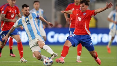Аржентина се наложи трудно с 1 0 над Чили във