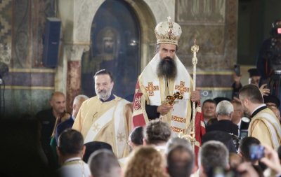 Започна интронизация на новоизбрания български патриарх и молебен Видинският митрополит