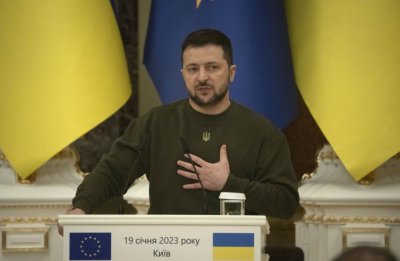 Украинският президент Володимир Зеленски заяви че е пристигнал във Вашингтон