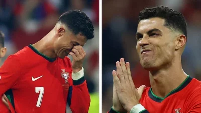 Сълзите на Кристиано Роналдо след пропуснатата дузпа срещу Словения продължават