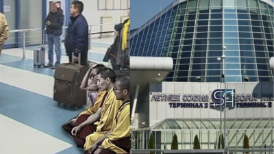 Потрес на летище София: Задържаха трима монаси на Далай лама, мислят ги за бежанци